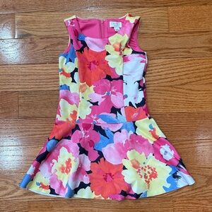 Children’s Place Floral Dress - Pink, Yellow, Blue - Size 4 - toddler